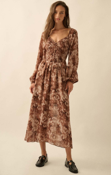 shop-at-grace-reese-floral-dress-brown-front
