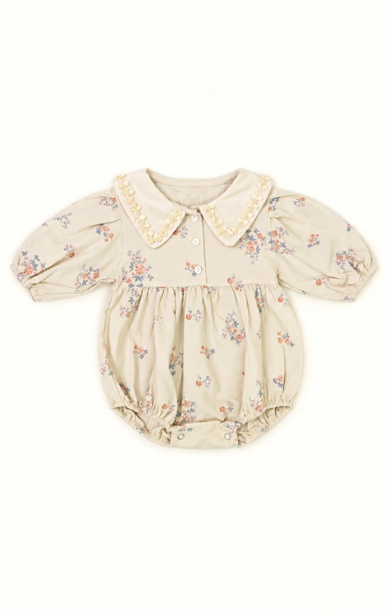 Ruby Floral Collar Onesie