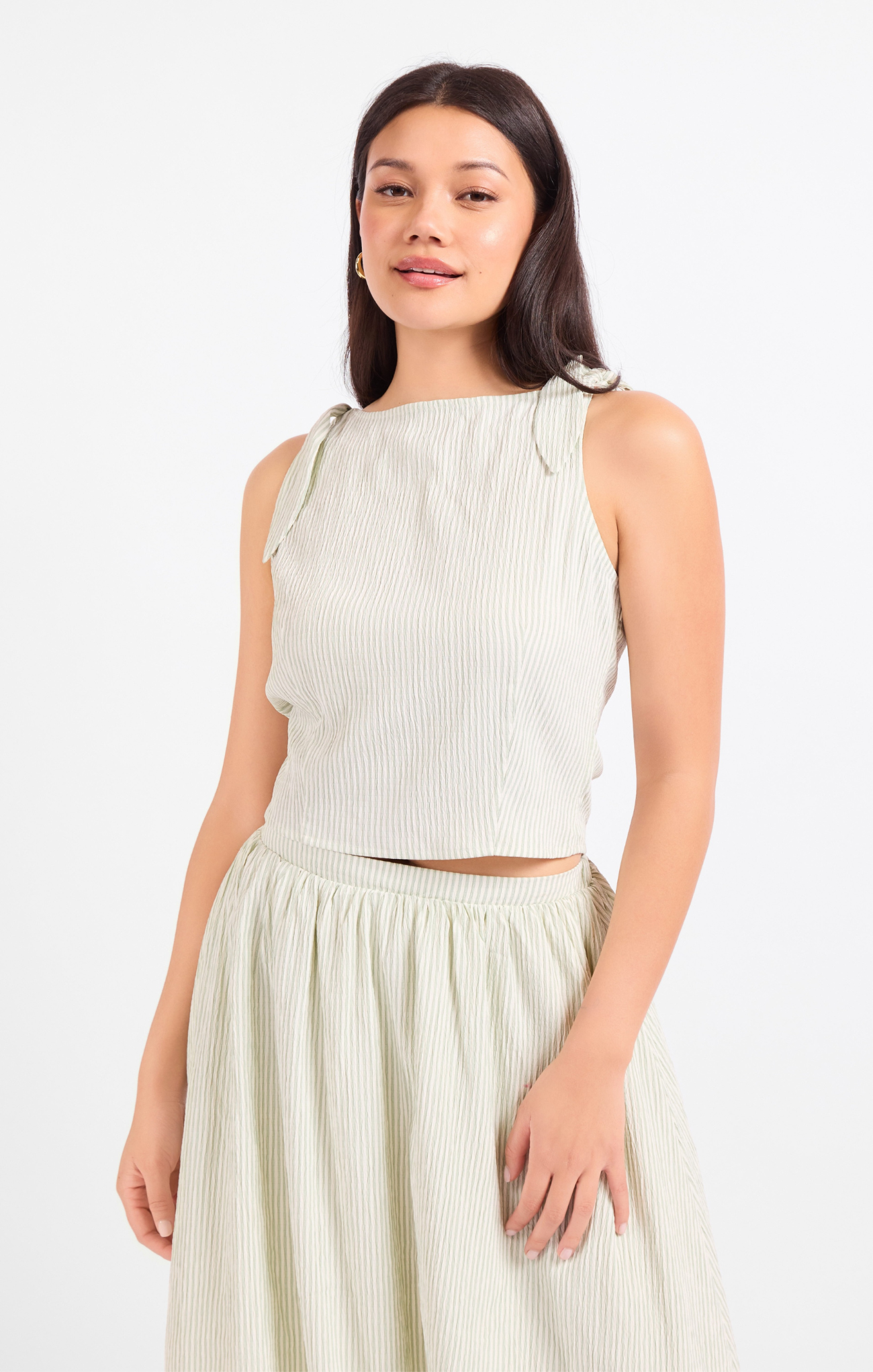 shop-at-grace-see-me-stripe-pleated-top-sage-cream-front