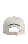 Beige cap with 'Favorite Daughter' text on a white background