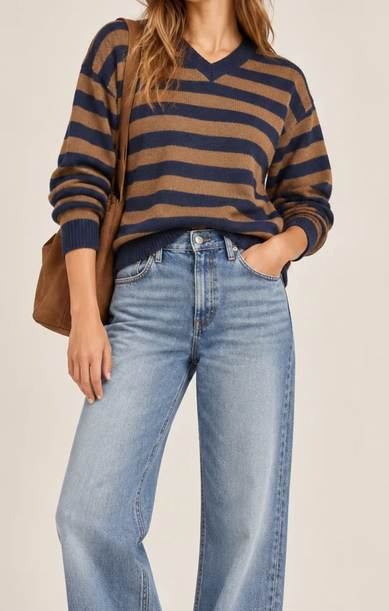 The Shrunken V-Neck Sweater