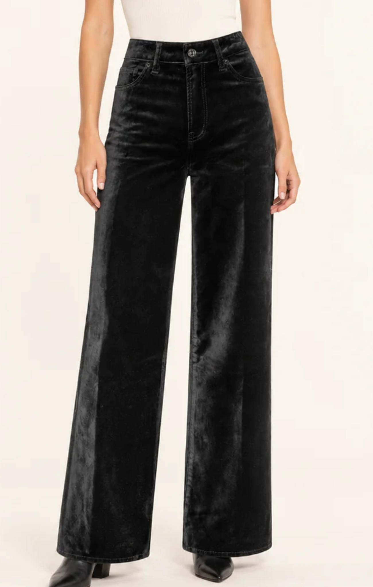 Velvet Good Waist Palazzo Ankle Pants