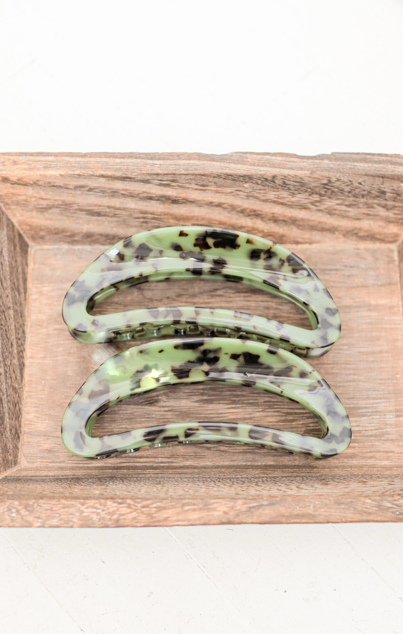 Xanthe Jade Marble Banana Clip