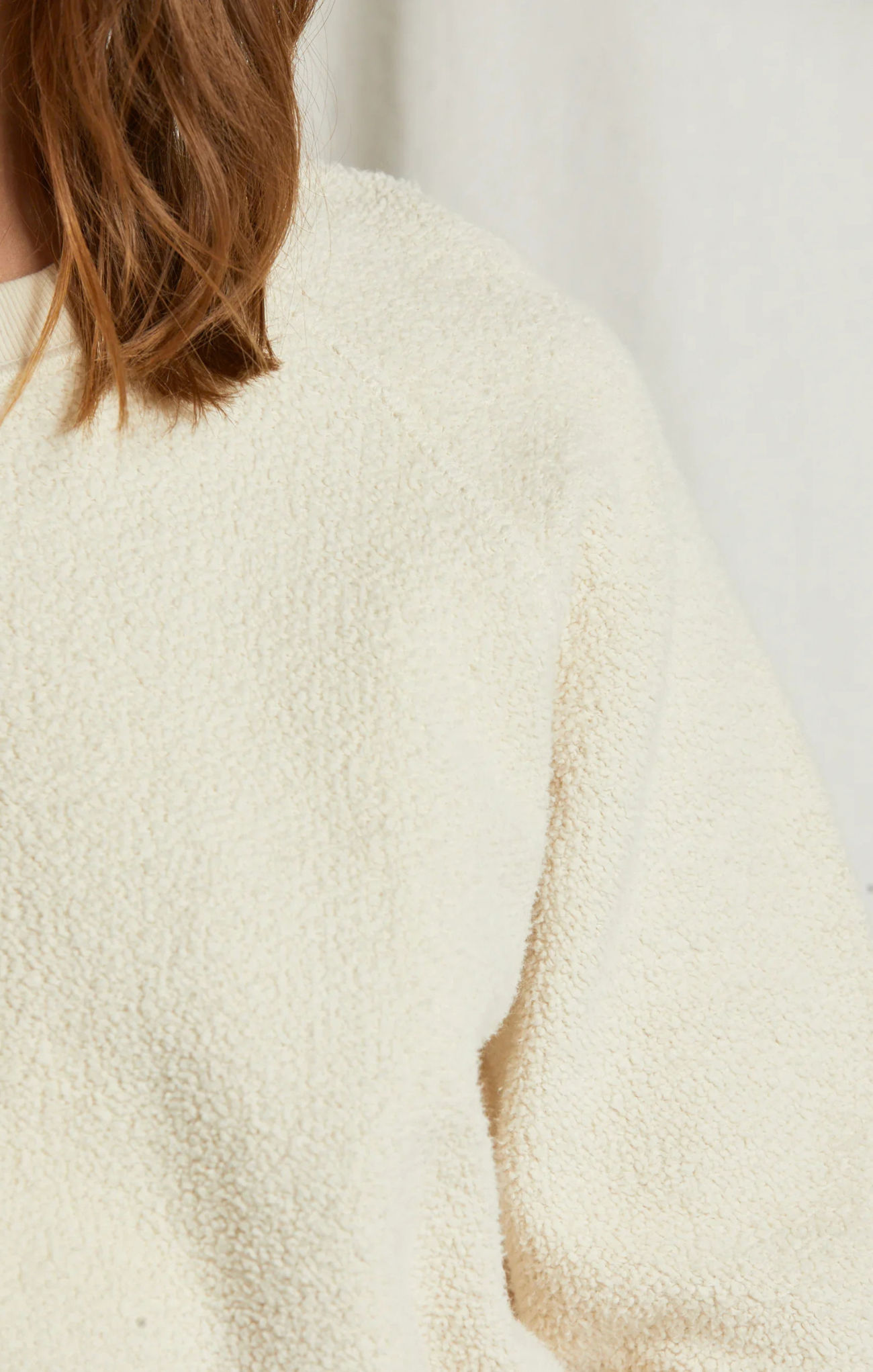 Ziggy Inside Out Shrunken Fleece Crewneck