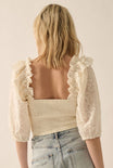 Hadley Textured Cropped Top - shopatgrace.com