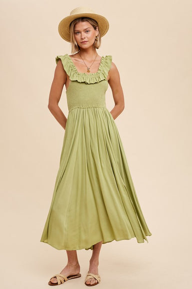 Melody Ruffled Maxi Dress - shopatgrace.com