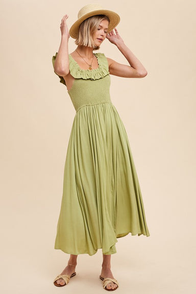 Melody Ruffled Maxi Dress - shopatgrace.com