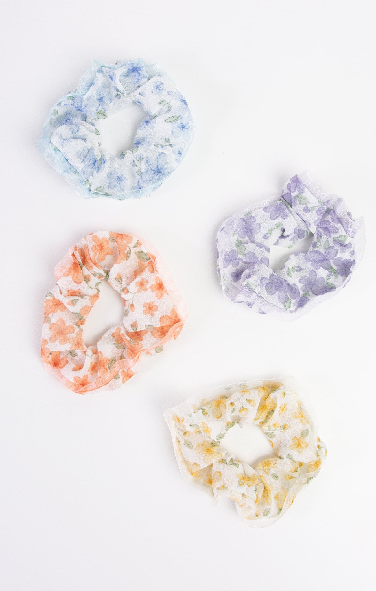 Lacey Floral Scrunchie