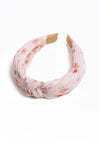 Floral Top Knot Headband Blush - shopatgrace.com