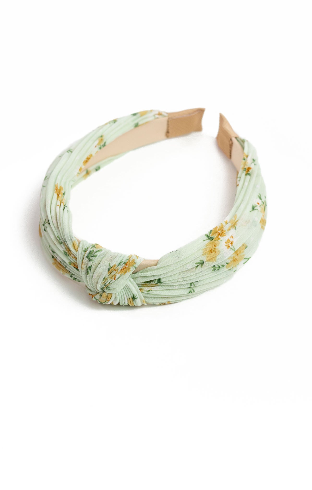 Floral Top Knot Headband Sage - shopatgrace.com