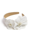 Flower Headband White - shopatgrace.com
