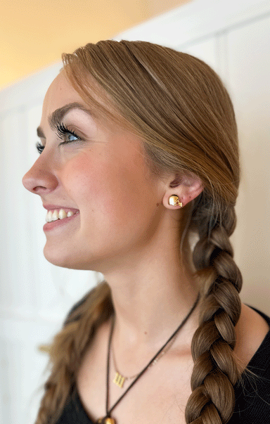 stainless steel football helmet earrings