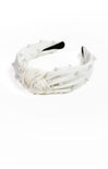Pearl Knot Headband Cream - shopatgrace.com