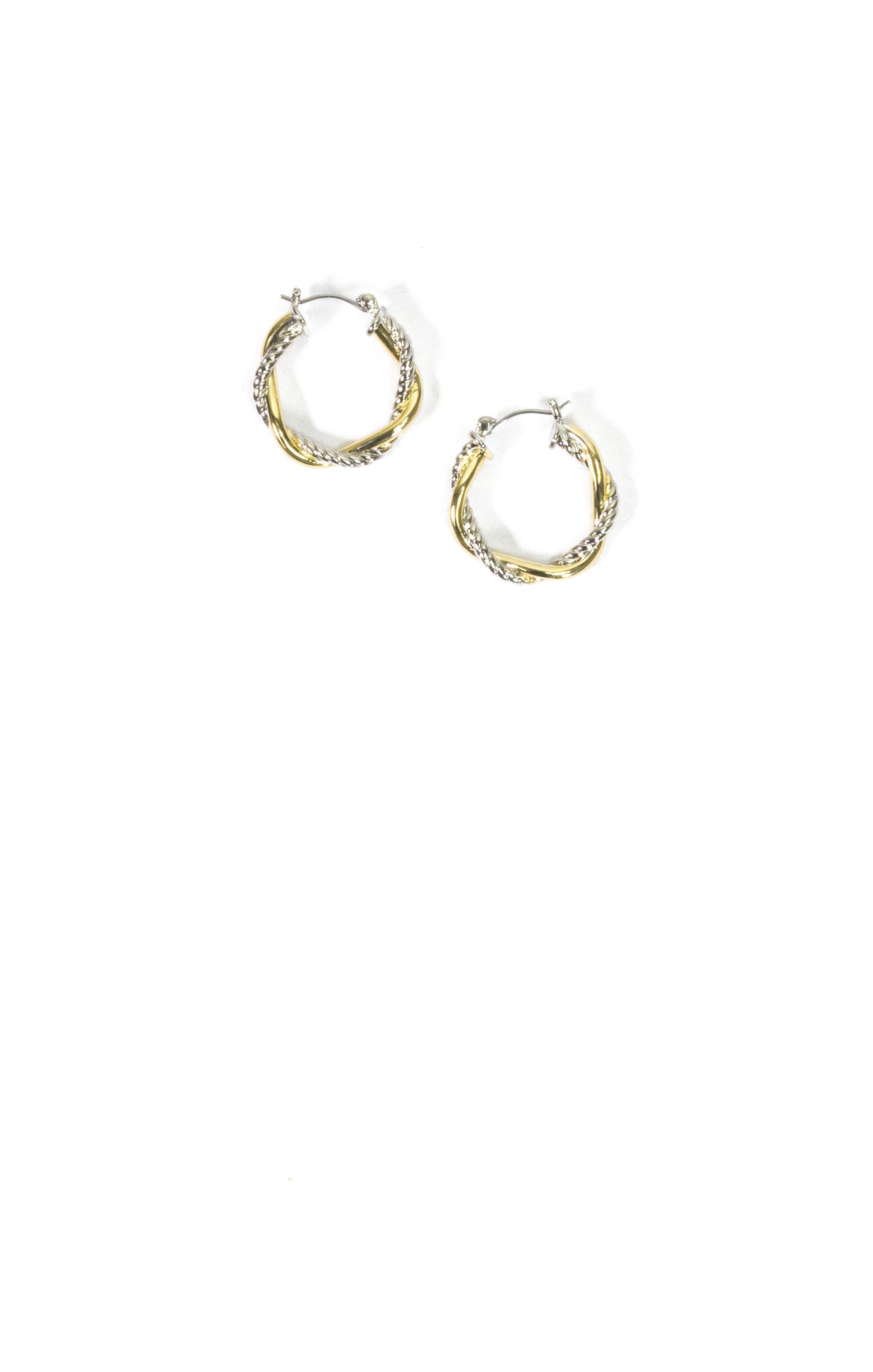 Two-tone Twist Cable Hoops
