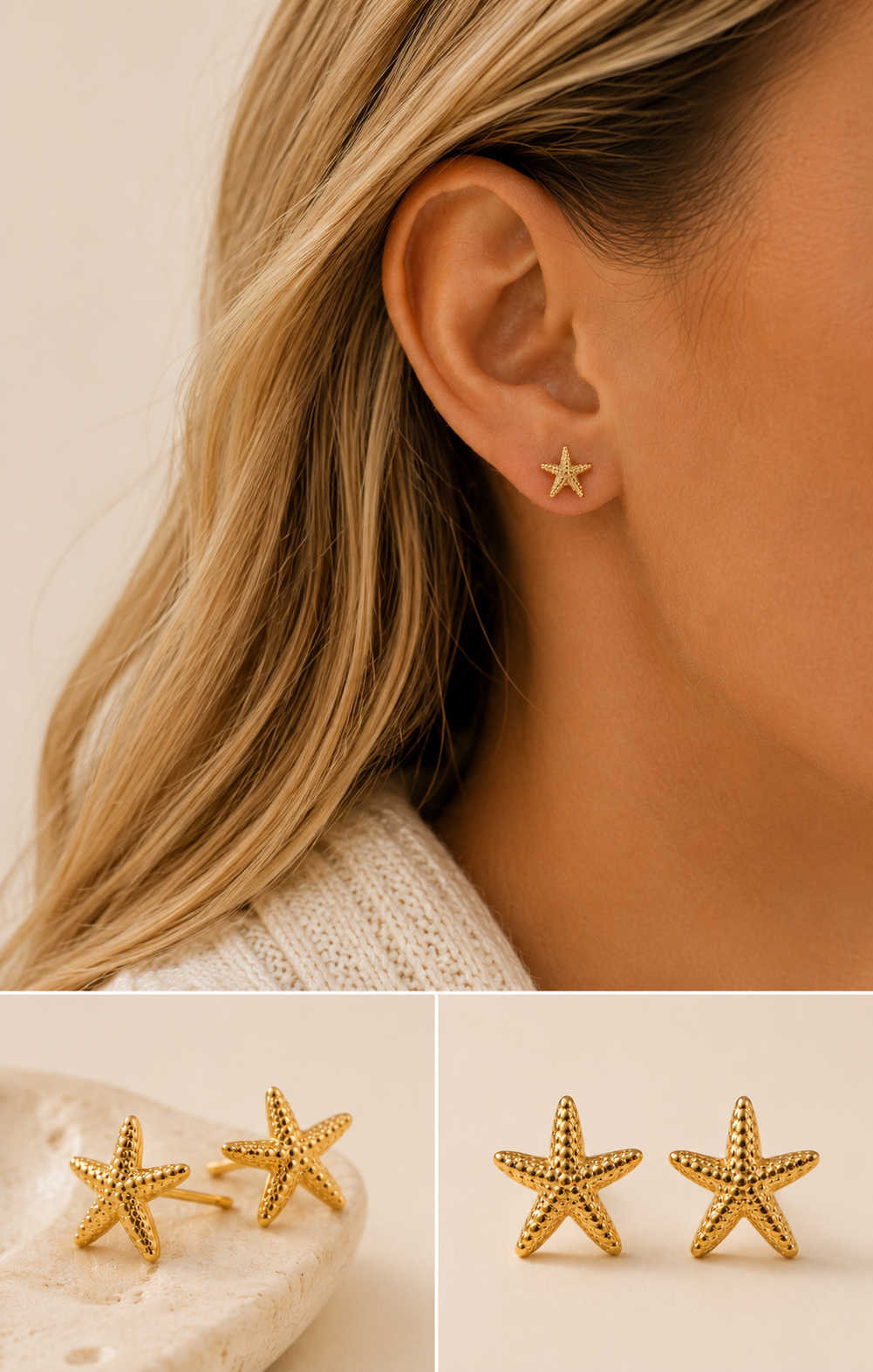 Olivia Starfish Studs