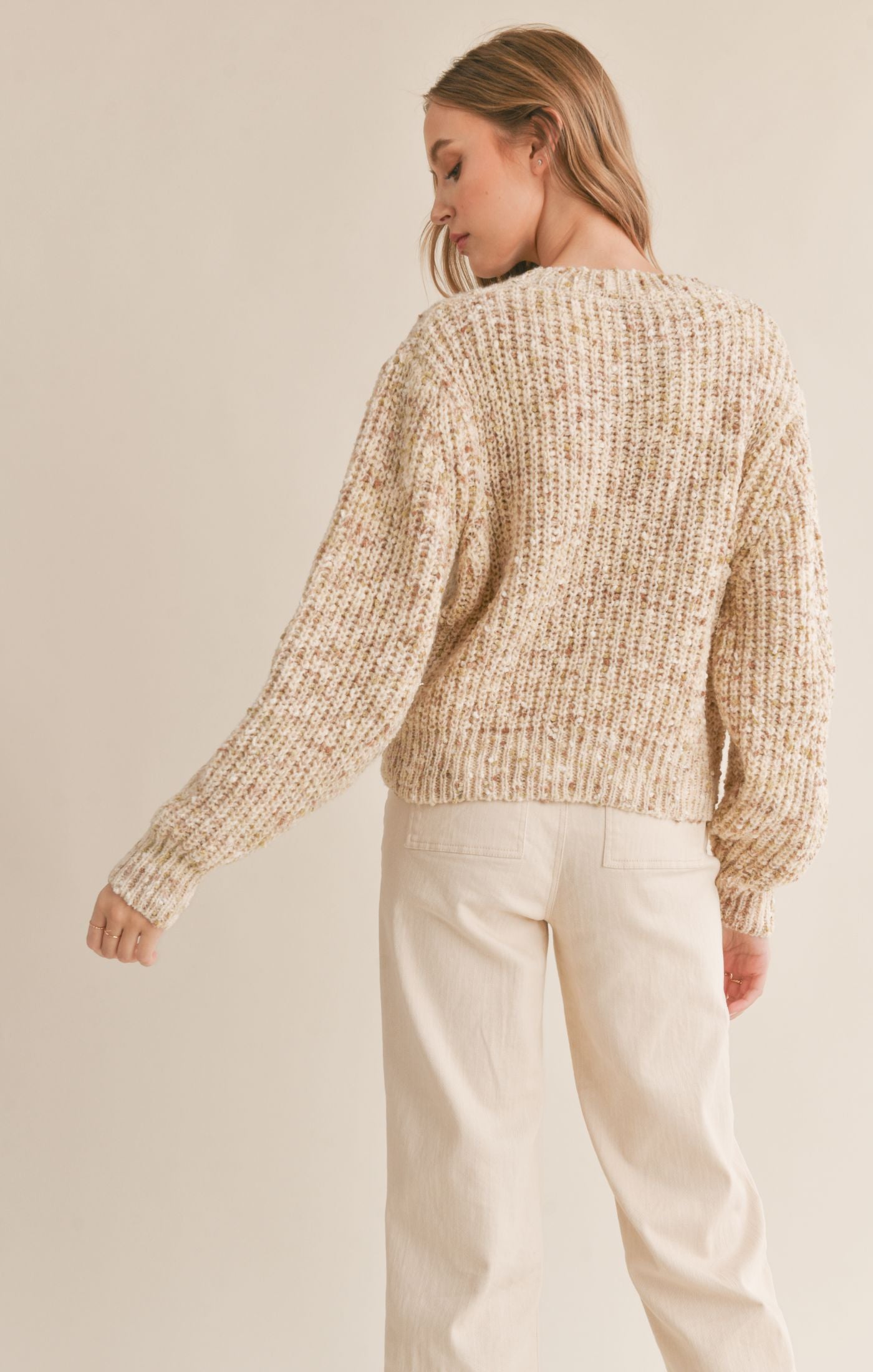 Harley Speckled Knit Sweater - shopatgrace.com