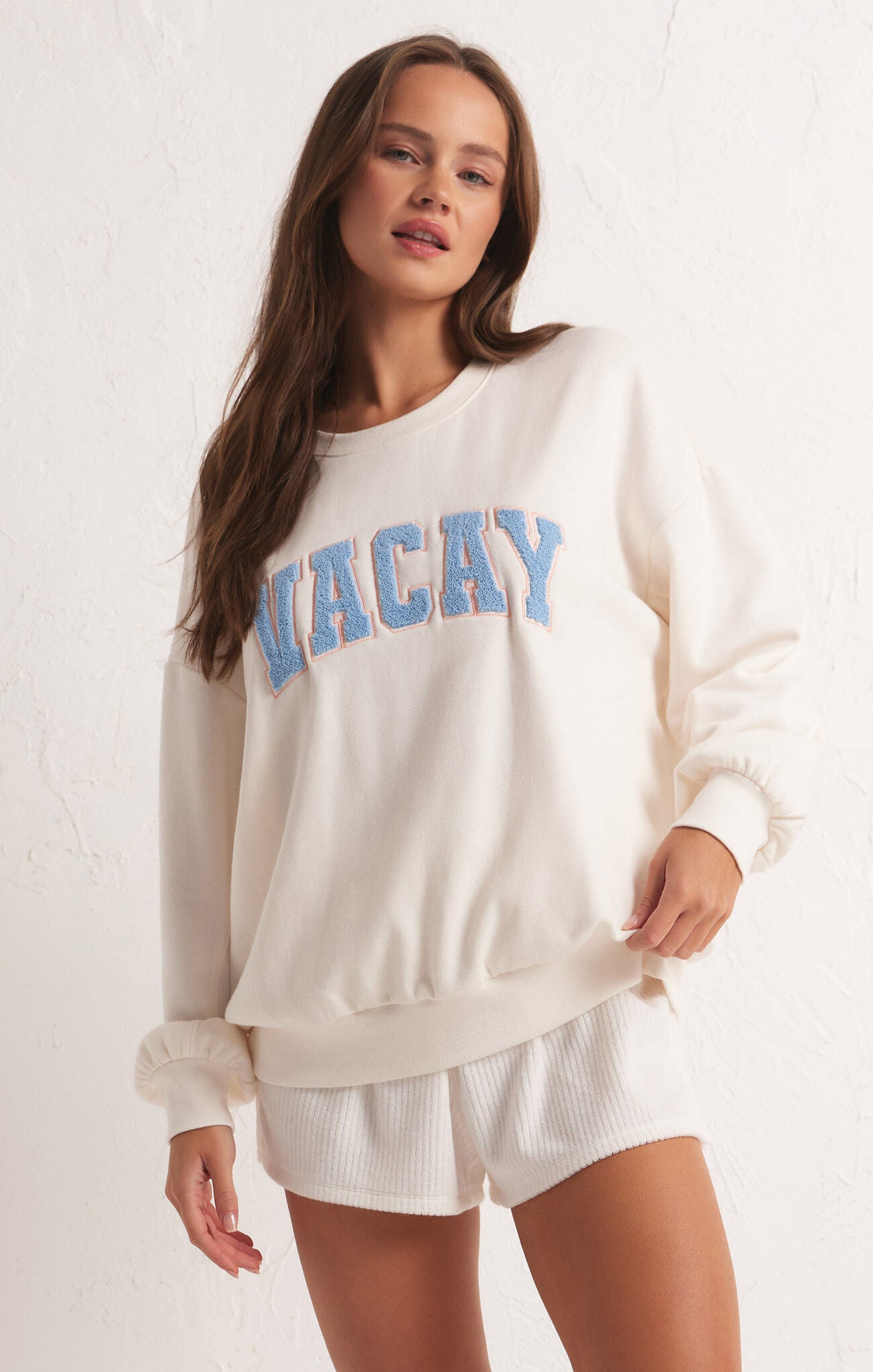 Oversized Vacay Sweatshirt - shopatgrace.com