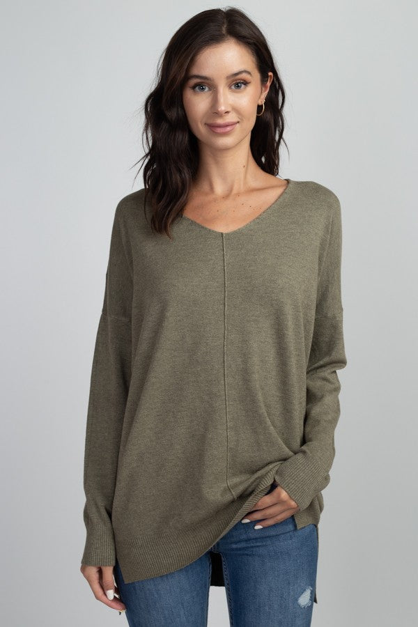 Dreamers Sweater- Darks - S/M / HEATHER MED OLIVE ShopatGrace.com