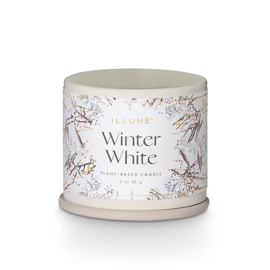 Winter White Demi Vanity Tin Candle -  ShopatGrace.com